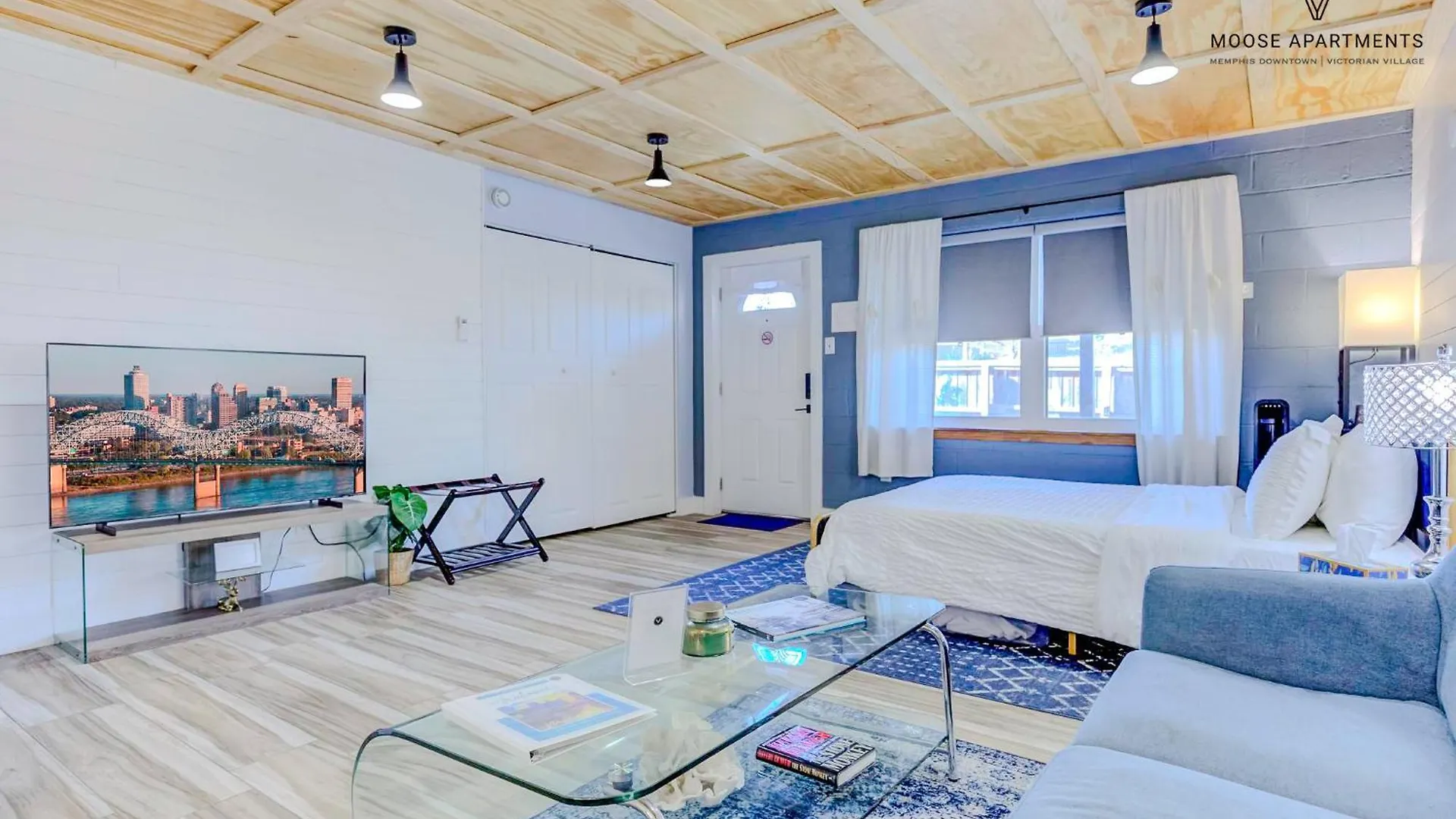 Apartment The Moose #3 - Modern Luxe Studio With Free Gated Parking & Wifi Memphis